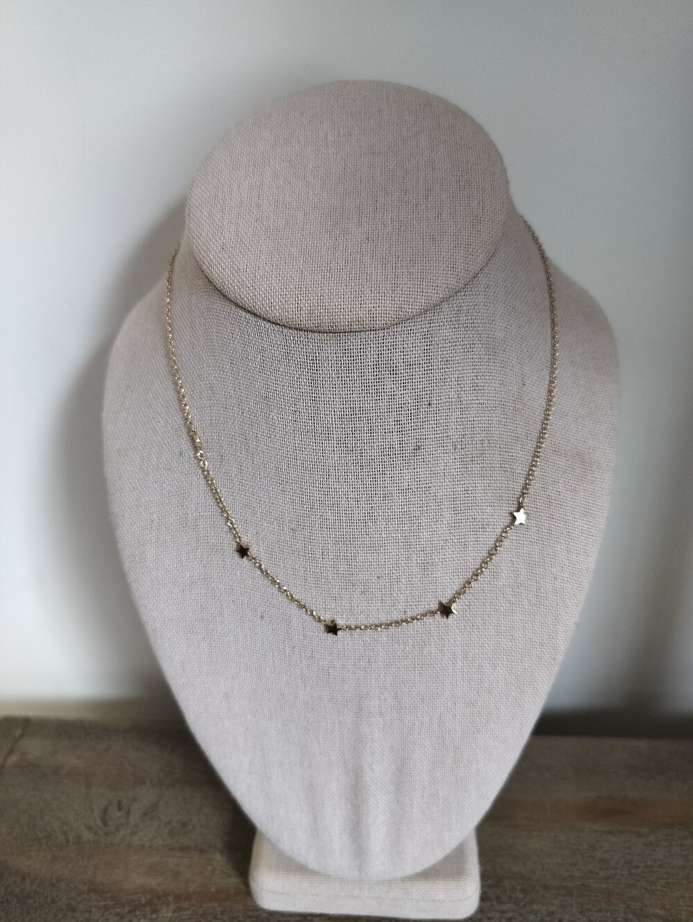Miranda Frye Delicate Gold Star Station Necklace - Women's Jewelry